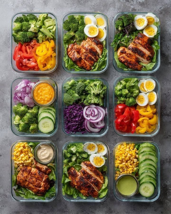 Suất ăn salad dinh dưỡng